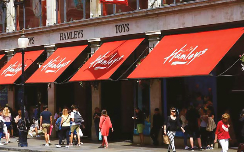 Commercial Awnings by Deans for Hamleys