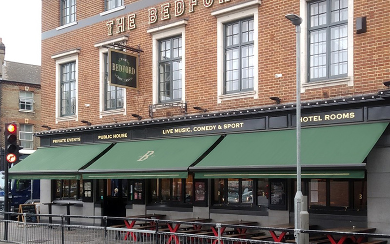 Deans Pub Awning for The Bedford