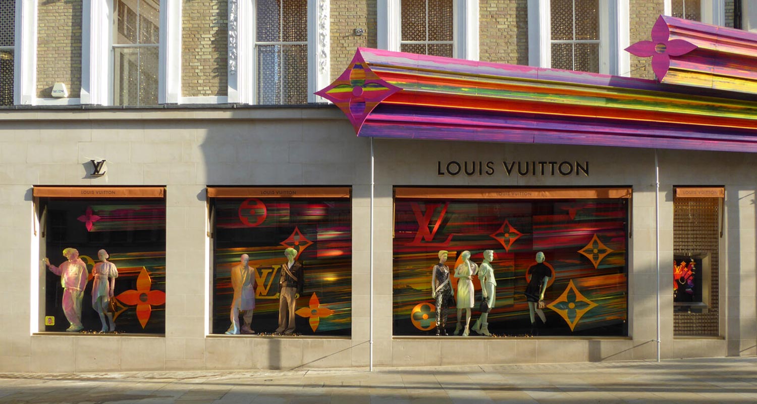 Louis Vuitton store in Mayfair - Deans Blinds