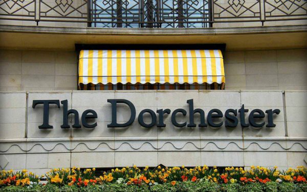 Hotel Awnings by Deans for The Dorchester