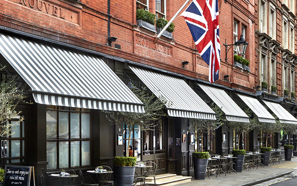 Covent Garden Hotel retractable awnings retractable awnings"