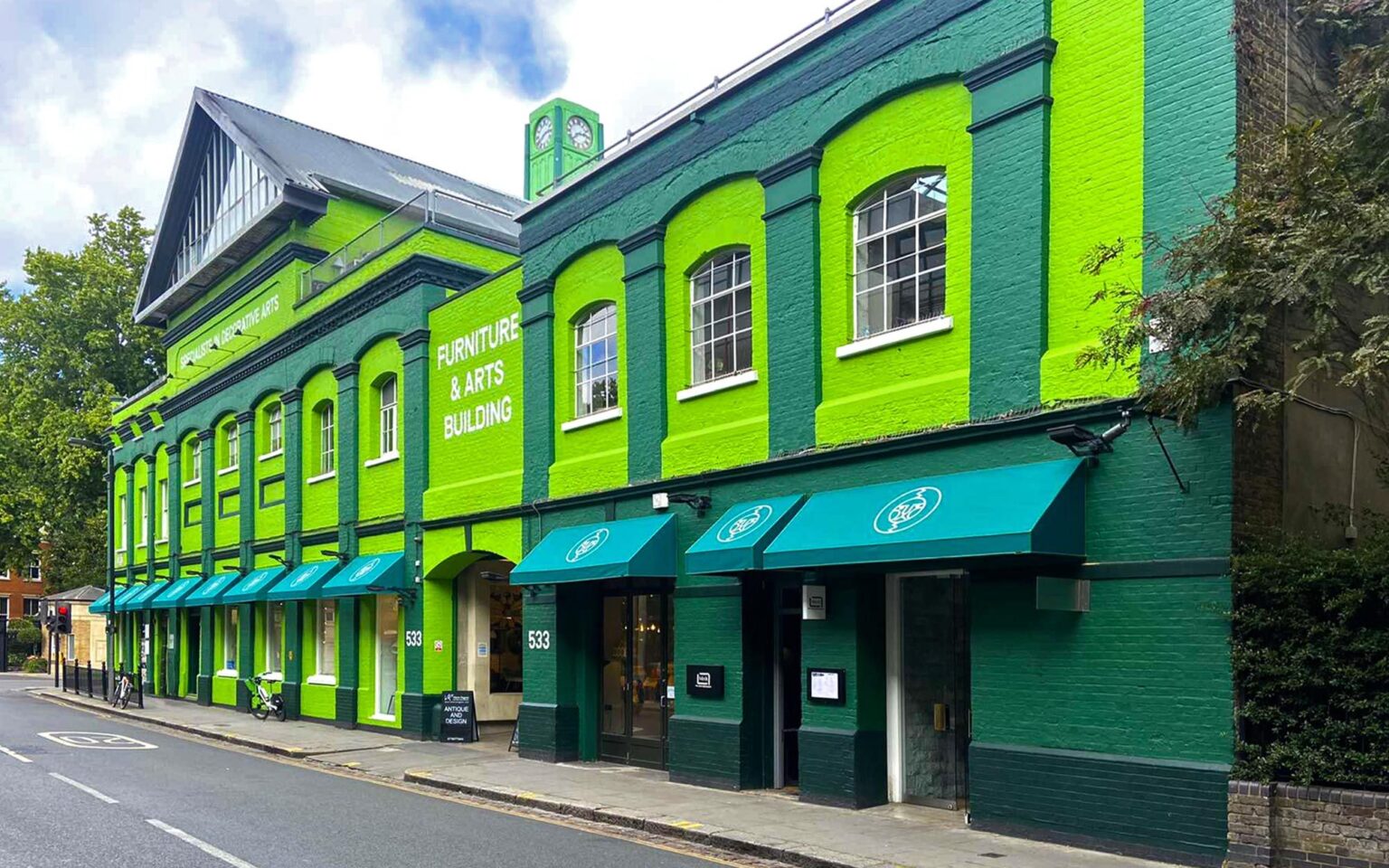 Bespoke Curved Canopies for Argentum Apothecary in West London