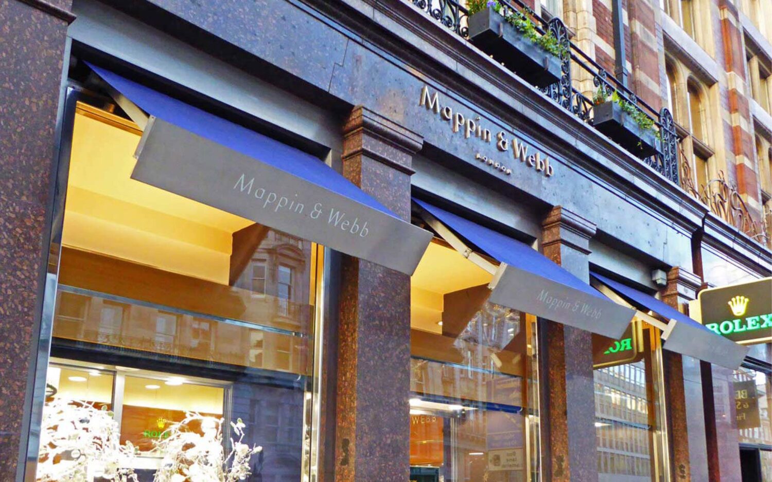 Mappin and Webb Awnings 