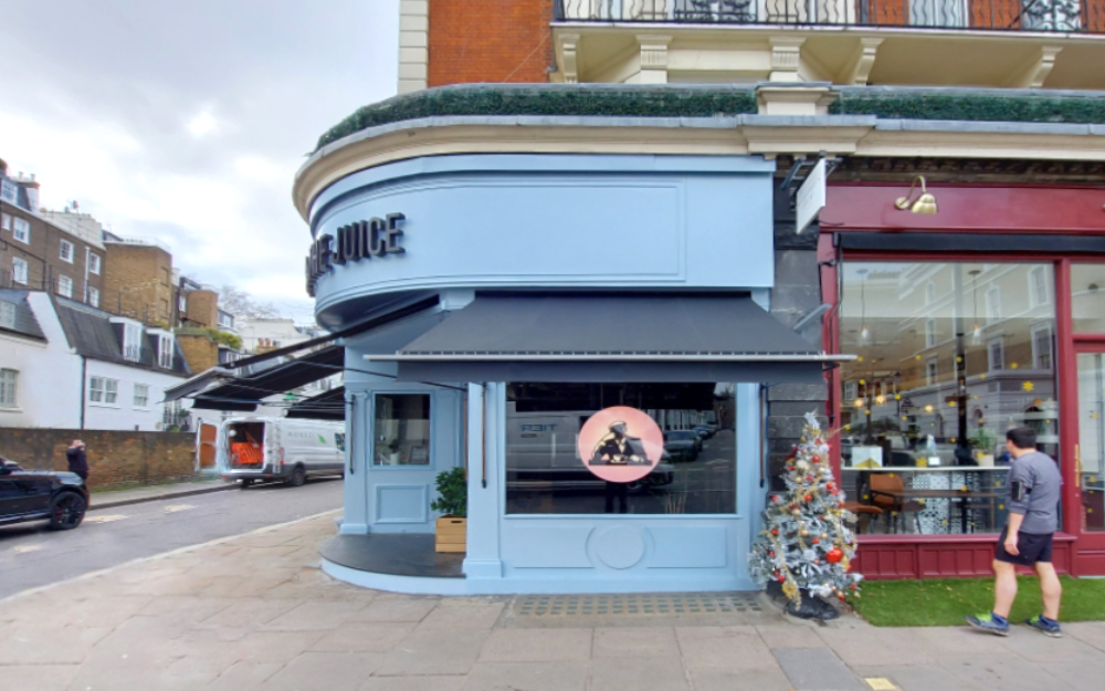 Deans Shop Awnings & Shop Blinds for Joe & The Juice, London