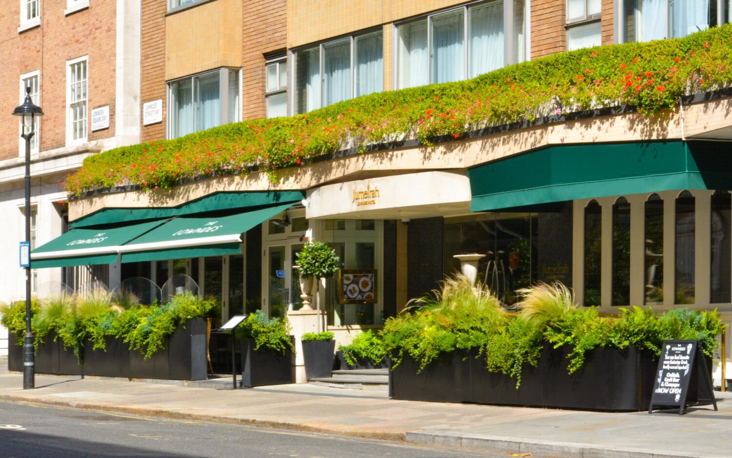Jumeirah Lowndes Hotel Patio Awnings London