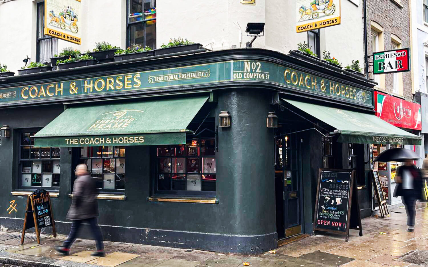 Victorian pub awnings