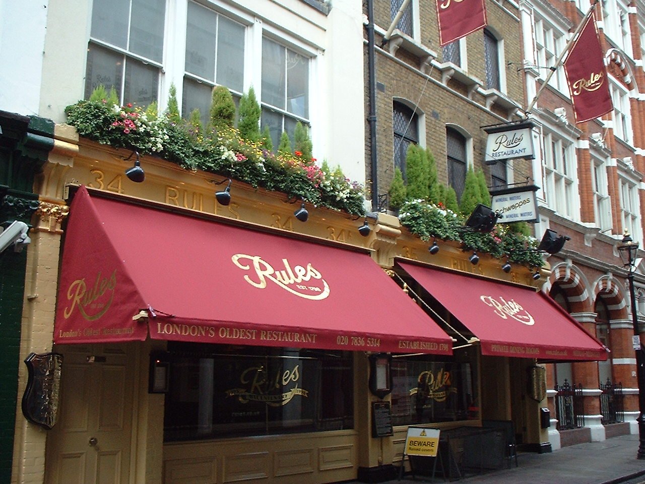 awnings gold leaf