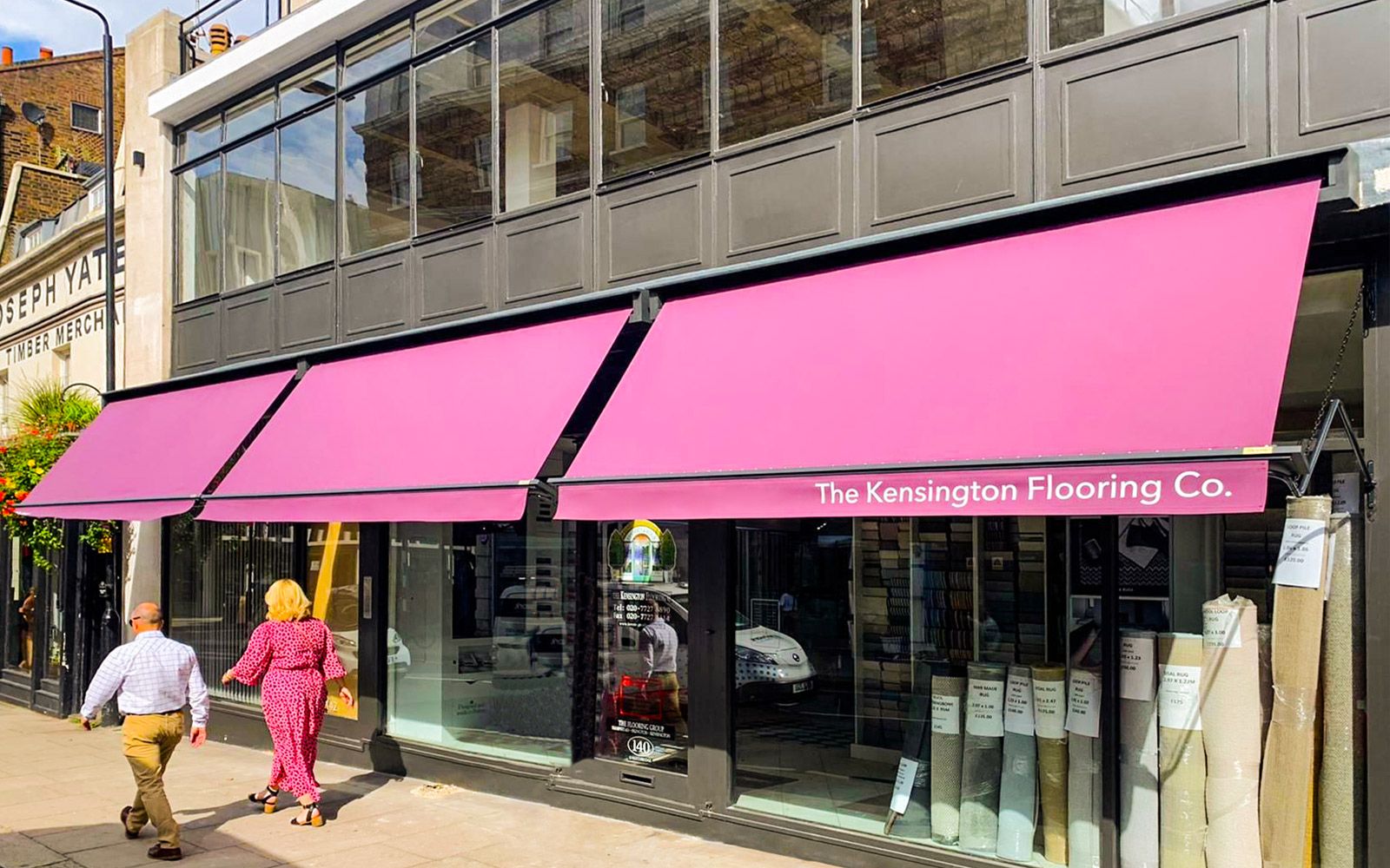 Victorian Awnings for Kensington store
