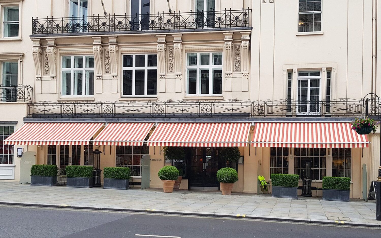 Awnings for hotels