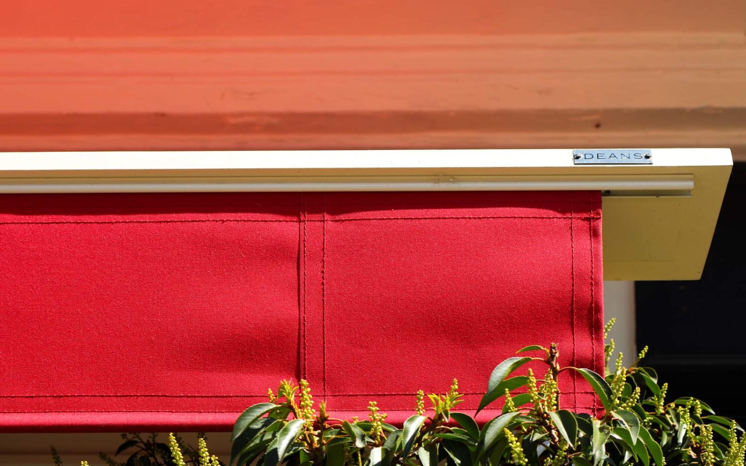 Red Traditional Awning, London