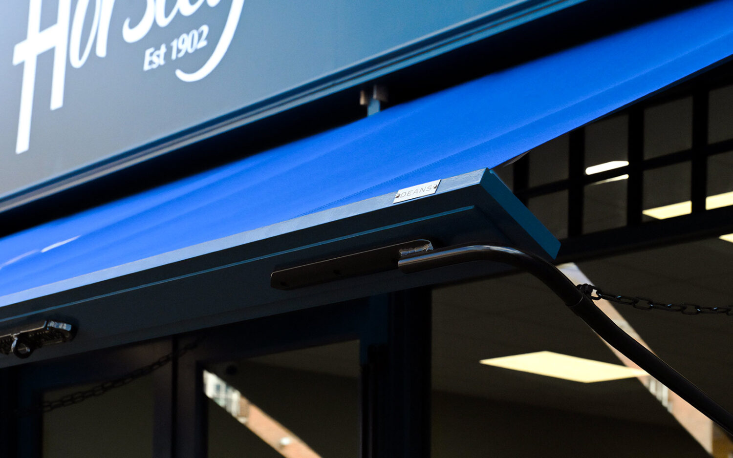 Blue Victorian Awning