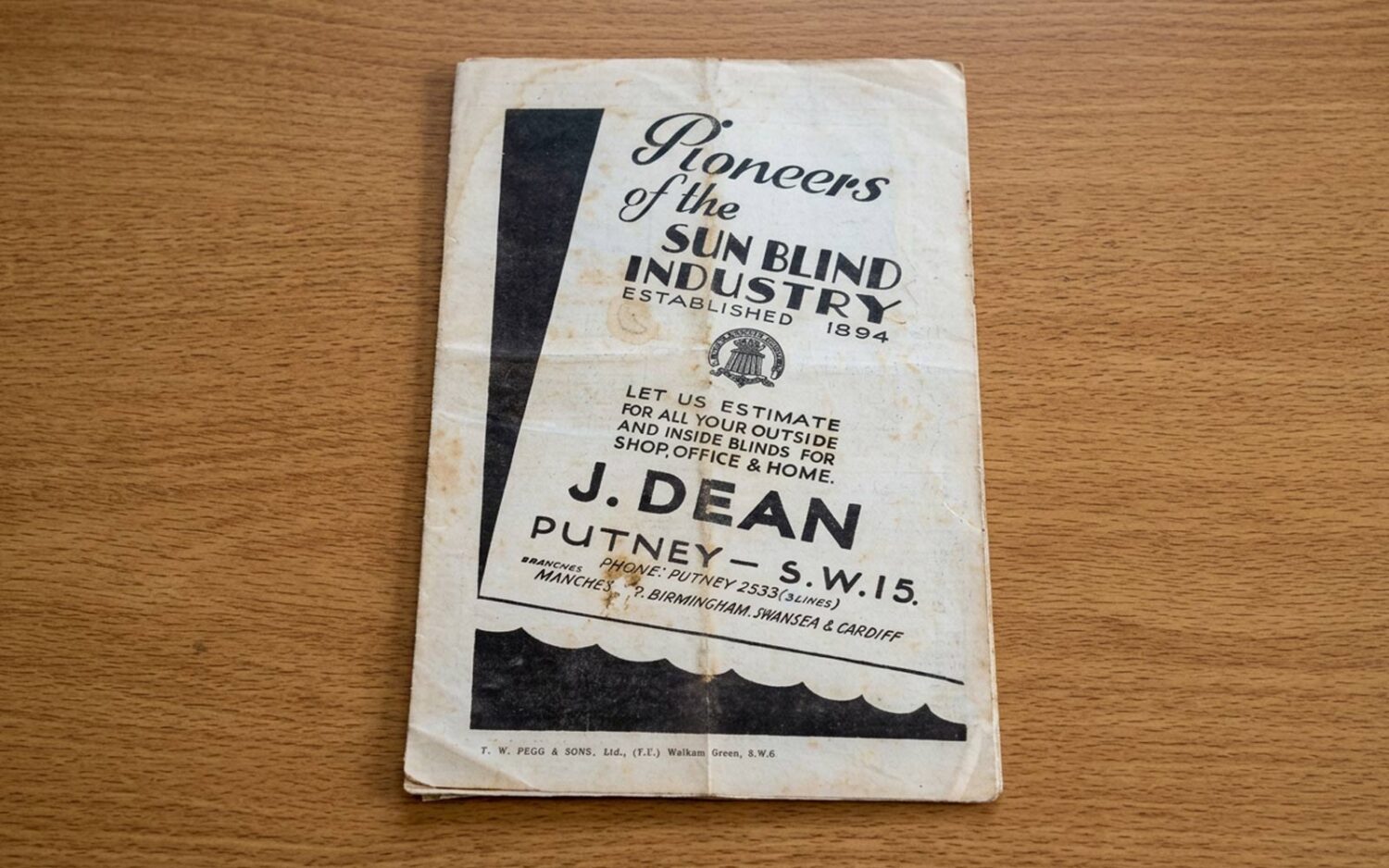 History of Deans Blinds